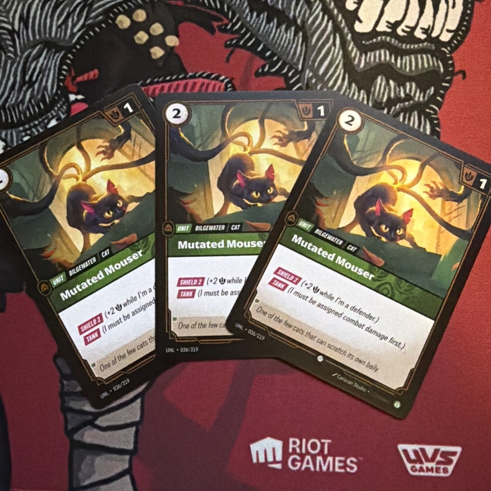 Mutated Mouser 036/219 Common Unleashed Riftbound Near Mint x3 Playset